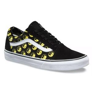 Vans Old Skool daze black yelow sneaker shoes face